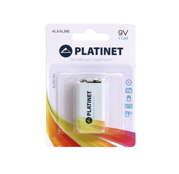 Platinet PMBL6LR61B – PILE ALCALINE PLATINET  PRO 9V / 6LR61 BLISTER*1 [43734]