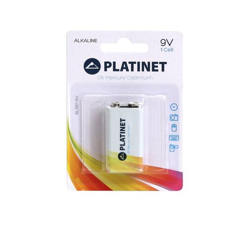 Platinet PLATINET BATTERY ALKALINE PRO 9V / 6LR61 BLISTER*1 [43734]