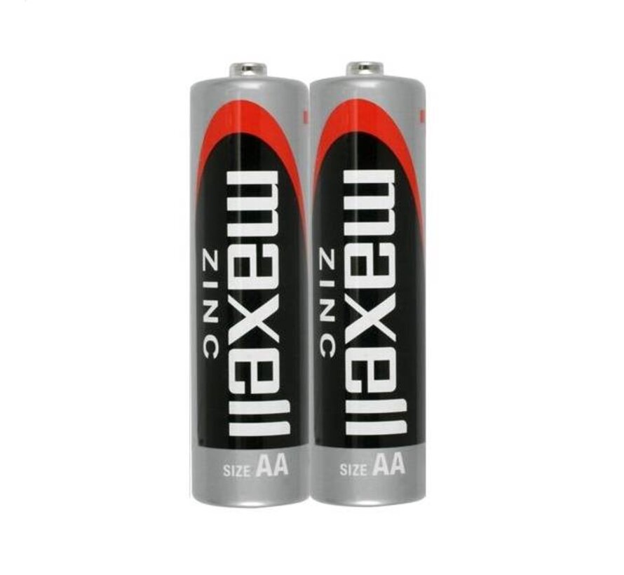 MAXELL BATTERIES MANGANESE-ZINC AA / R6 2-SHRINK 724031.04.EU