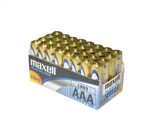 Maxell MAXELL BATTERY ALKALINE LR03 AAA 32-PACK