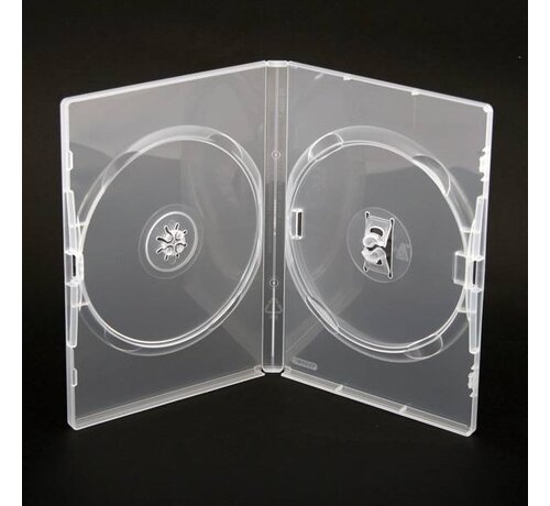 Amaray PUDEŁKO DVD 14MM AMARAY 2 CLEAR SIDE-BY-SIDE