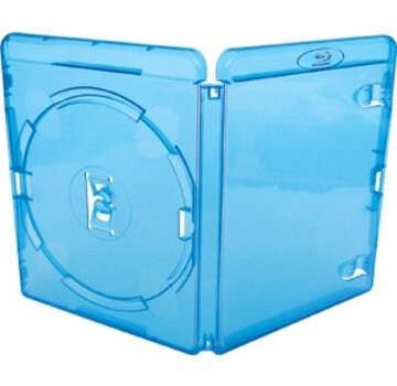 Amaray BLU-RAY-HÜLLE 14MM AMARAY 1 BLAU MIT CLIP