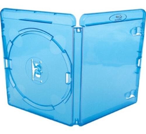 Amaray BLU-RAY-HÜLLE 14MM AMARAY 1 BLAU MIT CLIP