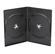 Omega OMEGA DVD BOX 7MM 2 DISCS SIDE-BY-SIDE MACHINE GRADE BLACK