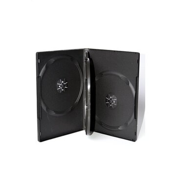 Omega DVD-HÜLLE 14MM OMEGA VIDEO BOX 4 SCHWARZ