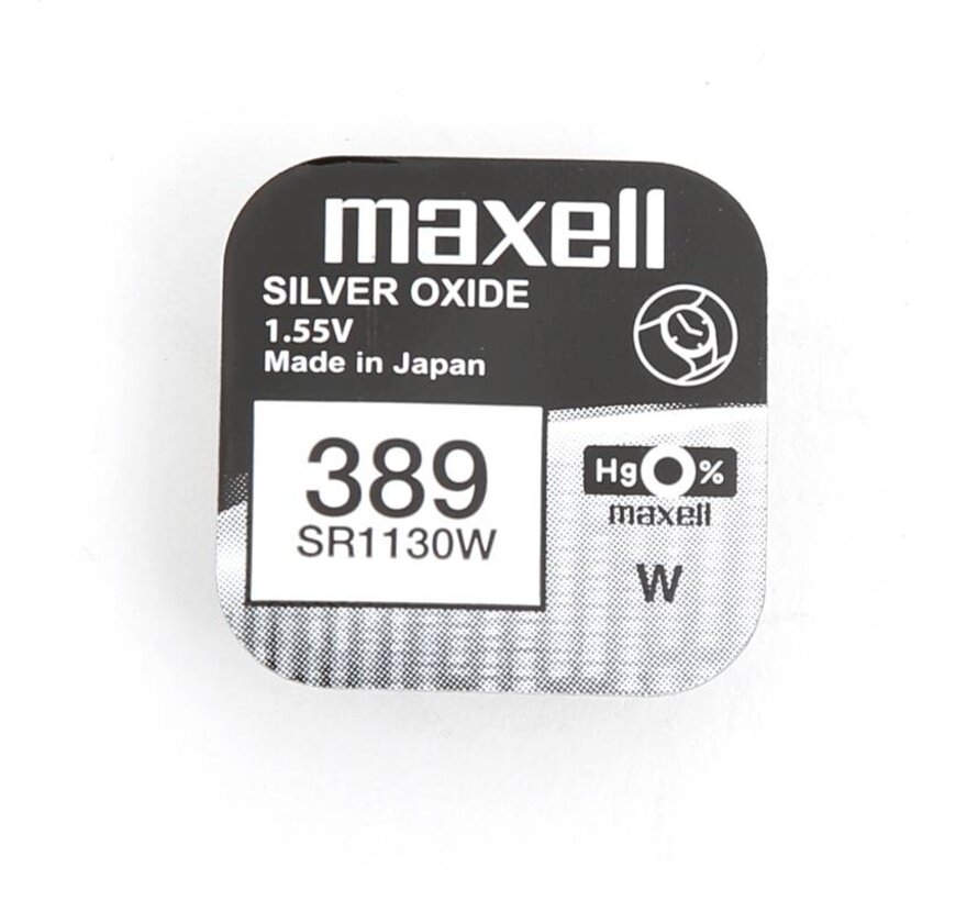 MAXELL BATTERIE SR1130W 1PC EU MF 18289100 (389)