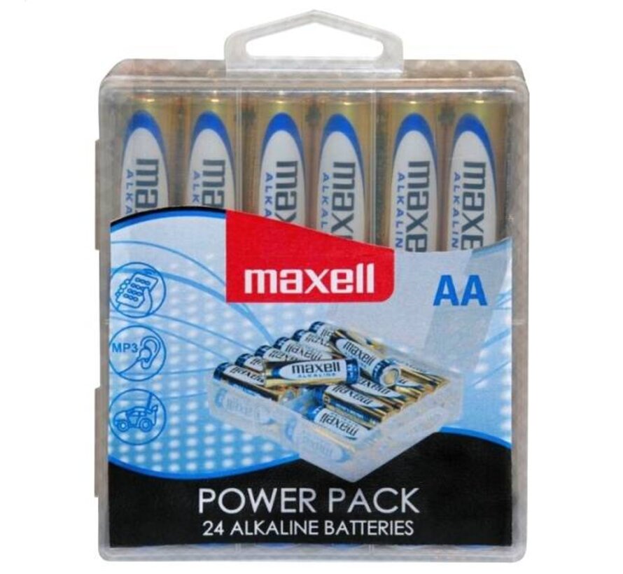 MAXELL BATTERIE ALCALINE LR06/AA POWER PACK*24 790269.04.CN