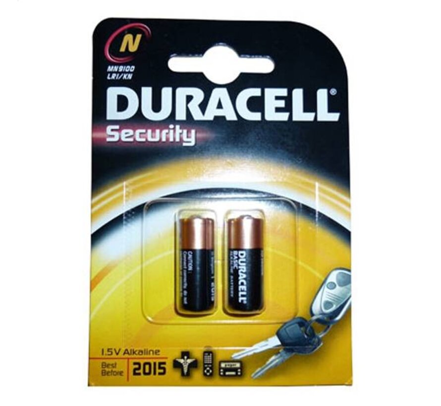 DURACELL BATTERIE ALKALINE MN9100 N BLISTER*2