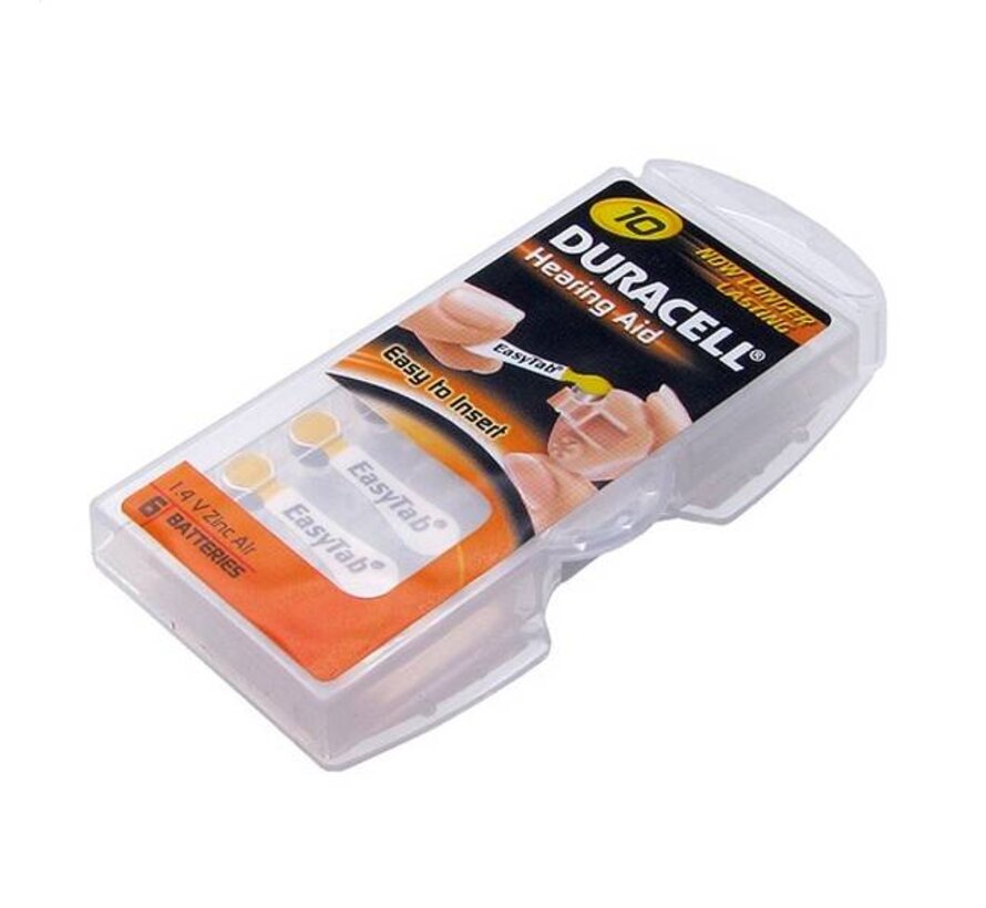 BATTERIE DURACEL 10 EASYTAB DA10N6 BLISTER*6