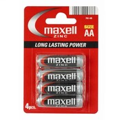 Maxell MAXELL BATTERY MANGANESE/ZINC R6/AA BLISTER*4 774405.04.EU