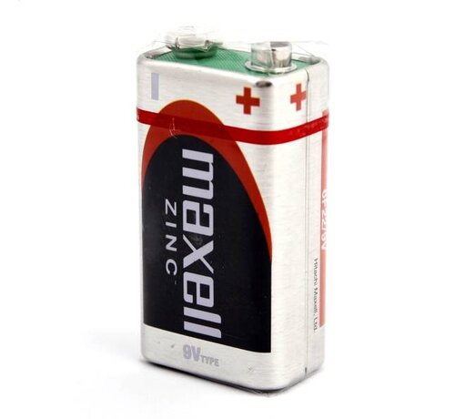 Maxell MAXELL BATTERY MANGANESE/ZINC 9V 6F22 BLISTER*1 724020.04.CN