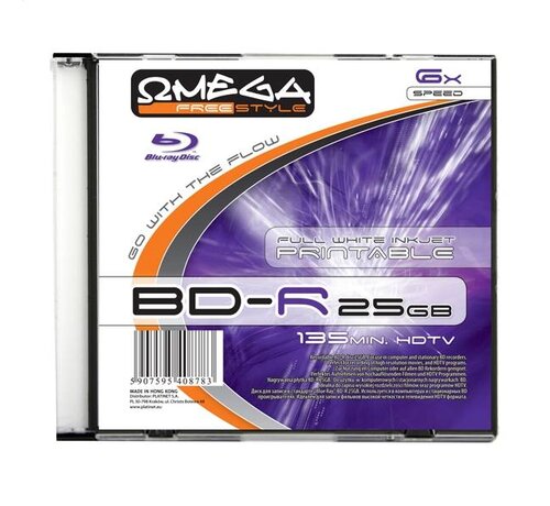 Freestyle FREESTYLE BD-R BLU-RAY 25GB 6X FULL PRINT. SLIM*1 [40878]