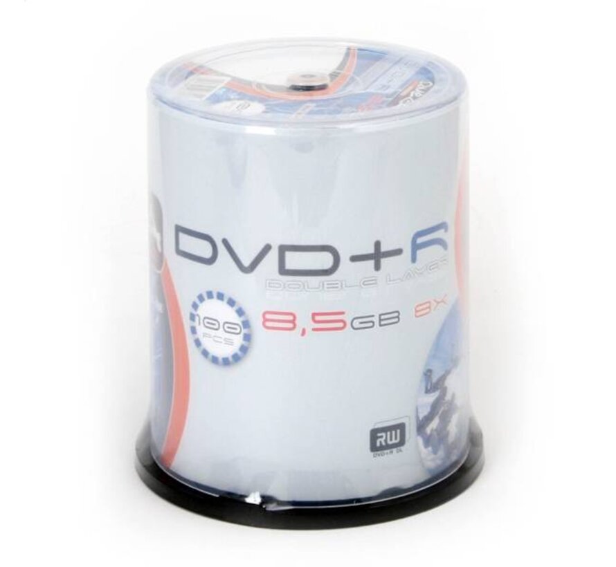 Freestyle DVD+R 8,5GB 8X Double Layer Print FF Cake*100  [40872]