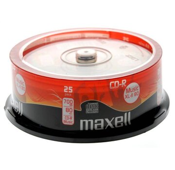Maxell MAXELL CD-R 700MB MUSIC XL-II 80  CAKE*25 628529.00.CN