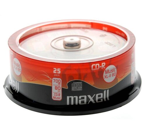 Maxell MAXELL CD-R 700MB MUSIC XL-II 80  CAKE*25 628529.00.CN