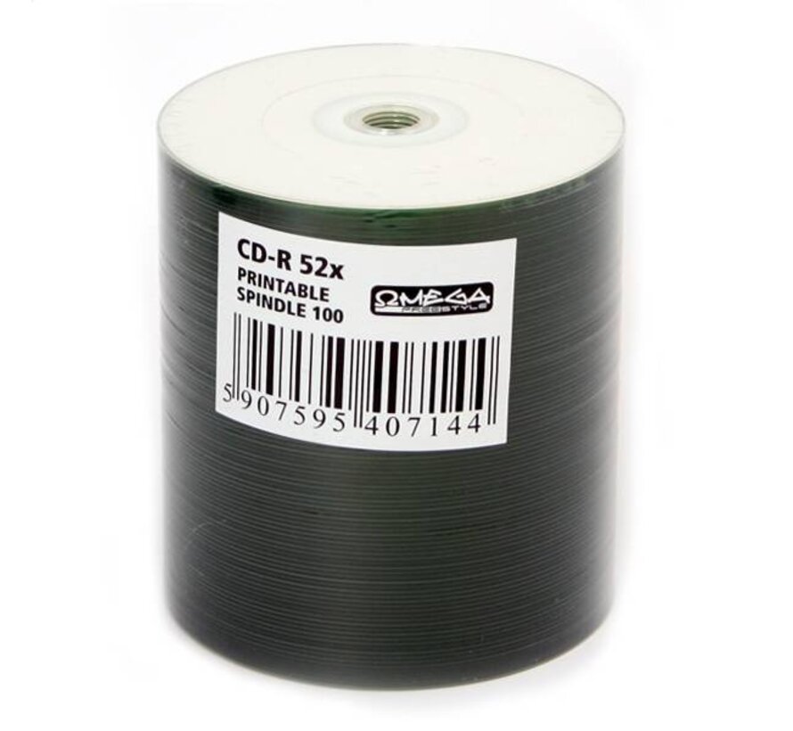 FREESTYLE CD-R 700MB 52X WHITE FF INKJET PRINT. SP*100 [40714]