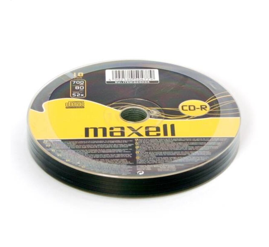 MAXELL CD-R 700MB 52X SP*10 624034.02.CN