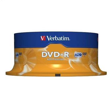 Verbatim VERBATIM DVD-R 4,7GB 16X CAKE*25  43522
