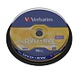 VERBATIM DVD+RW 4,7GB 4X CAKE*10  43488