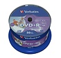 VERBATIM DVD+R 4,7GB 16X PRINTABLE FULL CAKE*50  43512