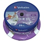 VERBATIM DVD+R 8,5GB 8X DOUBLE LAYER PRINT. CAKE*25 43667