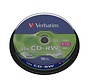 VERBATIM CD-RW 700MB 8-12X CAKE*10  43480