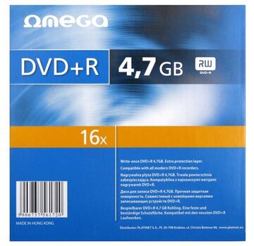 Omega OMEGA DVD+R 4,7GB 16X SAFE PACK *1 [56172]
