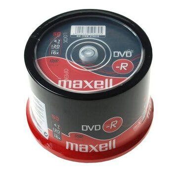 Maxell MAXELL DVD-R 4,7GB 16X CAKE*50 275610.30.TW