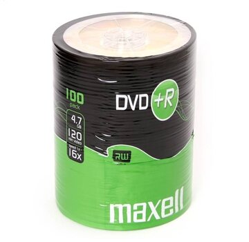 Maxell MAXELL DVD+R 4,7GB 16X SP*100 275737.30.TW