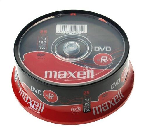 Maxell MAXELL DVD-R 4,7GB 16X CAKE*25 275520.30.CN