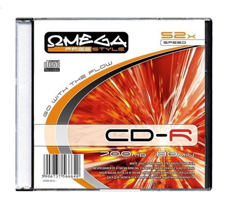 CD-R FREESTYLE 700MO 52X SLIM*1 [56664]