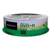 Sony SONY DVD+R 4,7GB 16X CAKE*25 25DPR47SP