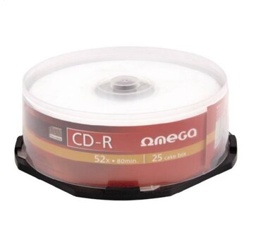 Omega OMEGA CD-R 700MB 52X CAKE*25 [56303]
