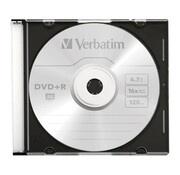 Verbatim VERBATIM DVD+R 4,7GB 16X SLIM CASE*1 P