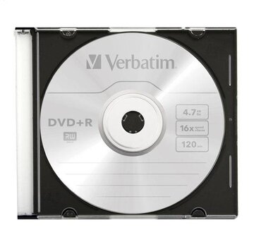 Verbatim VERBATIM DVD+R 4,7GB 16X SLIM CASE*1 P