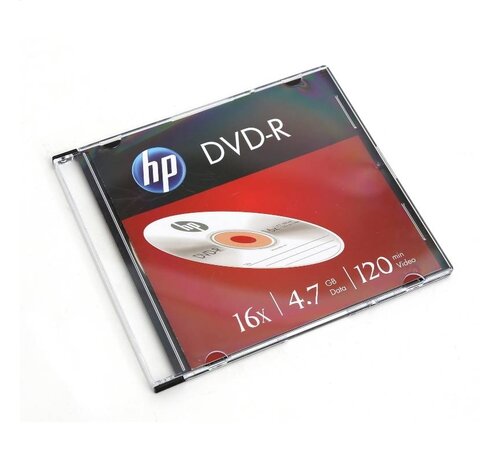 HP HP DVD-R 4.7GB 16X SLIM CASE*1 [13052]