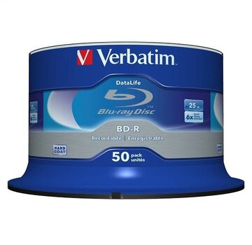 Verbatim VERBATIM BD-R BLU-RAY 25GB 6X CAKE*50  43838