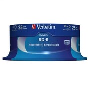 Verbatim VERBATIM BD-R BLU-RAY 25GB 6X CAKE*25  43837