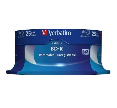 Verbatim VERBATIM BD-R BLU-RAY 25GB 6X CAKE*25  43837