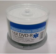 Traxdata TRAXDATA DVD-R 4,7GB 16X INKJET FF PRINTABLE MEDICAL CAKE*50 907ck50-iw-md