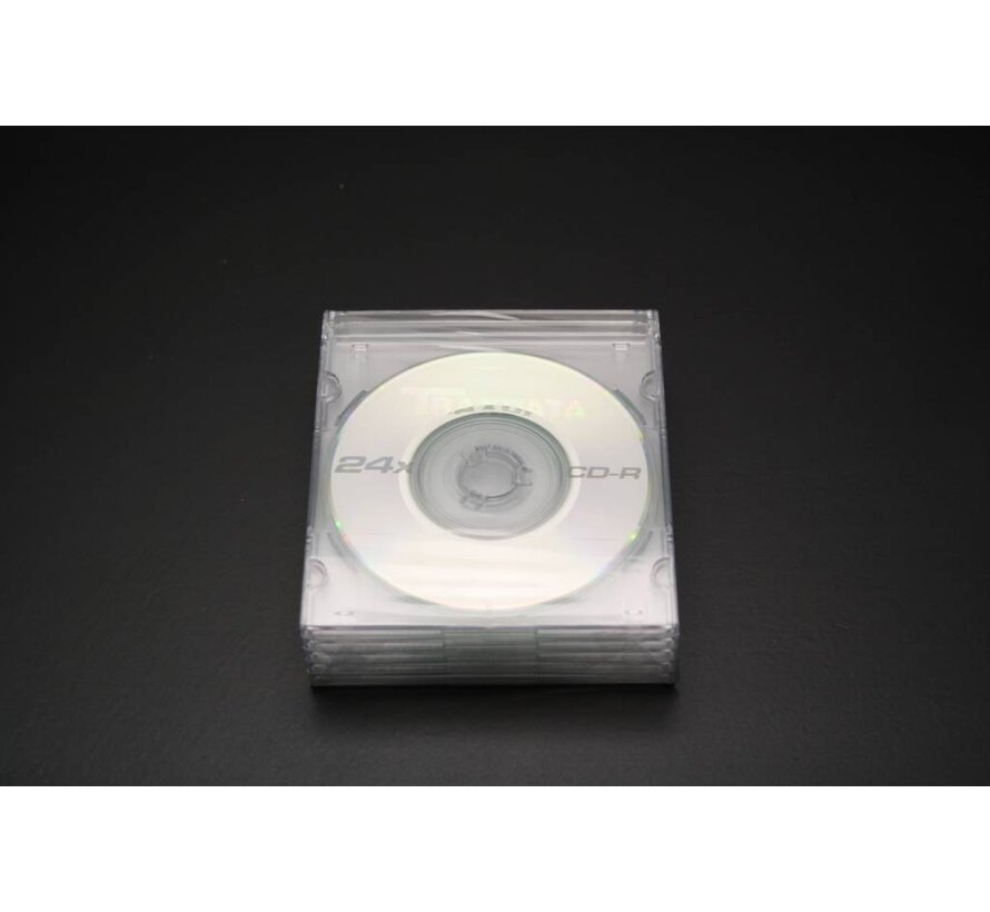 TRAXDATA MINI CD-R X24 SLIM CASE*5 90144JGTRA001