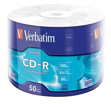 Verbatim VERBATIM CD-R 700MB 52X EXTRA PROTECTION SP*50  43787