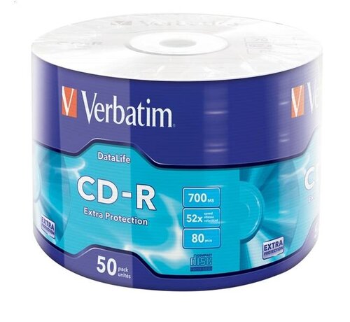 Verbatim VERBATIM CD-R 700MB 52X EXTRA PROTECTION SP*50  43787