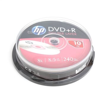 HP HP DL DVD+R 8.5GB 8X CAKE 10