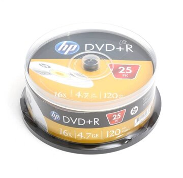 HP HP DVD+R 4.7GB 16X CAKE*25
