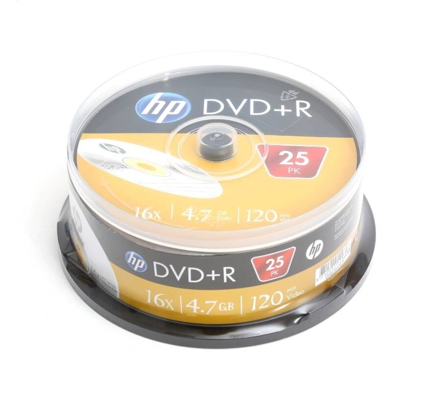 HP DVD+R 4.7GB 16X CAKE*25