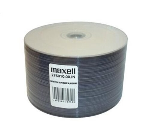 Maxell MAXELL DVD-R 16X 4,7GB WHITE INKJET PRINTABLE SP*50 276010.00.IN