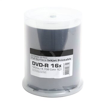 Traxdata TRAXDATA DVD-R 4,7GB 16X PRO HI-RES WHITE INK-PRINT CAKE*100 907C1016IPROP