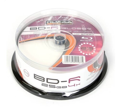 Freestyle BD-R BLU-RAY FREESTYLE 25Go 4X PRINT GLOSSY CAKE*25