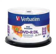 Verbatim VERBATIM DVD+R 8,5GB 8X DOUBLE LAYER PRINTABLE CAKE*50 97693
